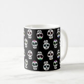 Mug Musique Motif crâne sucre (Devant droit)