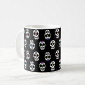 Mug Musique Motif crâne sucre (Devant gauche)