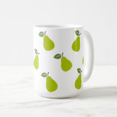 Mug Musique Motif de conception de fruits poires verts (Devant droit)