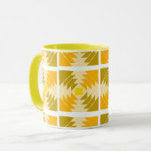 Mug Musique motif jaune (Devant gauche)