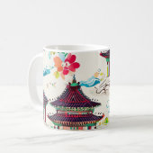 Mug Musique motif traditionnelle coréenne (Devant gauche)