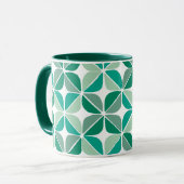 Mug Musique Motif verte (Devant gauche)
