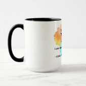 Mug Musique motivationnelle, nuage arc-en-ciel puissan (Gauche)