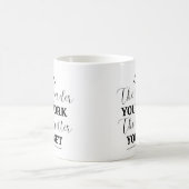 Mug Musique Motivationnelle Simple Noire (Centre)