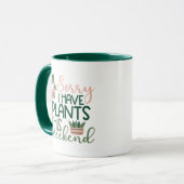 Mug Musique naturelle du jardin plante (Devant gauche)
