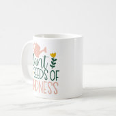 Mug Musique naturelle du jardin plante (Devant gauche)