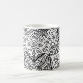 Mug Musique noir et blanc motif (Centre)