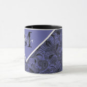 Mug Musique noir et peri paisley (Centre)