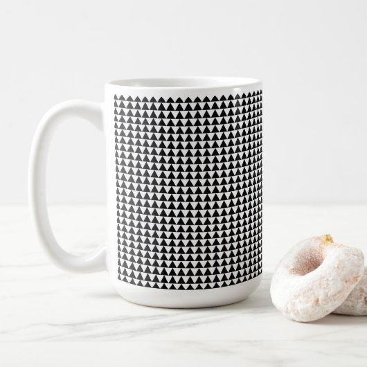 Mug Musique noire et blanche (Avec donut)
