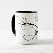 Mug Musique noire et blanche (Devant gauche)