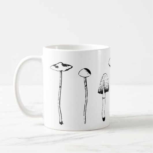 Mug Musique noire et blanche (Gauche)