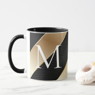 Mug Musique noire et or