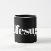 Mug Musique noire Kaffesugen (Centre)