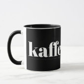 Mug Musique noire Kaffesugen (Gauche)