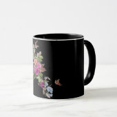 Mug Musique noire motivationnelle (Devant droit)