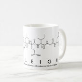 Mug Musique nom du peptide de Hadleigh (Devant droit)