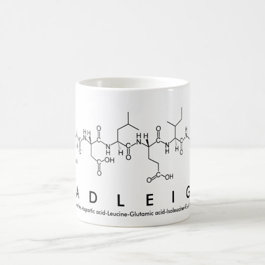 Mug Musique nom du peptide de Hadleigh (Centre)