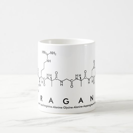 Mug Musique nom du peptide dragana (Centre)