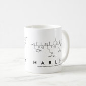 Mug Musique nom du peptide Harley (Devant droit)