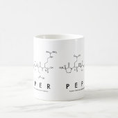 Mug Musique nom du peptide poivre (Centre)