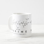 Mug Musique nom du peptide Sirine (Devant gauche)