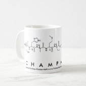 Mug Musique nom peptide Champagne (Devant gauche)