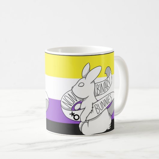 Mug Musique non binarybunnie (Devant droit)