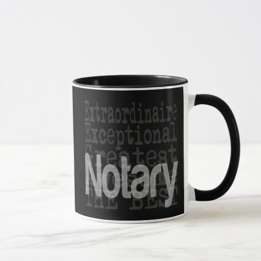 Mug Musique Notaire Extraordinaire (Droite)