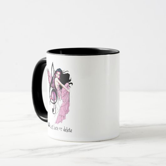Mug Musique Note Fée (Devant gauche)