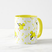 Mug Musique Note Motif (Devant droit)