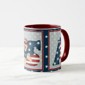 Mug Musique Nounours des Etats-Unis (Devant droit)