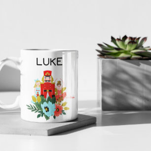 Mug Musique Nutcracker de Noël personnalisée