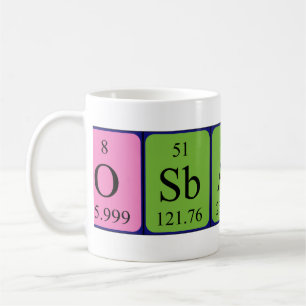 Mug Musique Osbaldo nom de table périodique