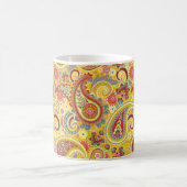 Mug Musique Paisley jaune (Centre)