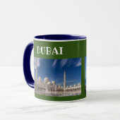 Mug Musique panoramique de Dubaï (Devant gauche)