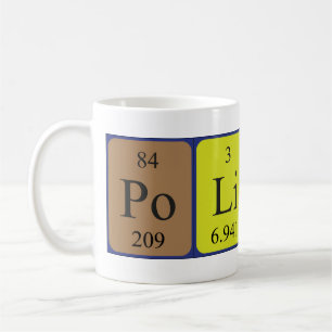Mug Musique patriotique de la table périodique polonai