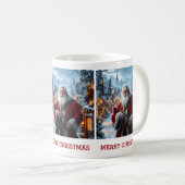 Mug Musique Père Noël robuste (Devant droit)