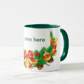 Mug Musique personnalisable de Noël (Devant droit)