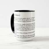 Mug Musique personnalisée (Devant gauche)