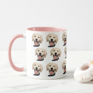 Mug Musique personnalisée à visage de chien Chien Ma