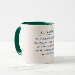 Mug Musique personnalisée avec votre texte à votre ami