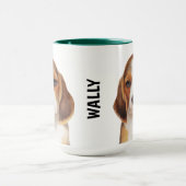 Mug Musique personnalisée beagle (Centre)