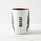 Mug Musique personnalisée Boston Terrier (Centre)