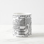 Mug Musique personnalisée de la carte de circuit (Centre)