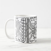 Mug Musique personnalisée de la carte de circuit (Gauche)