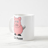Mug Musique personnalisée de porc (Devant gauche)