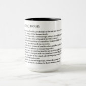 Mug Musique personnalisée du médecin (Centre)