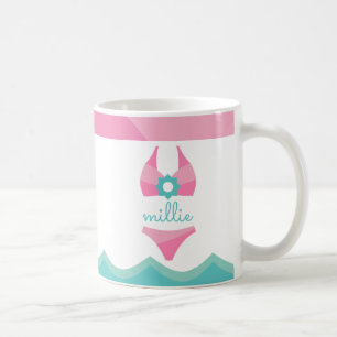 Mug Musique personnalisée en maillot de bain bikini r