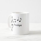 Mug Musique personnalisée Musique (Devant gauche)