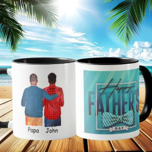 Mug Musique Personnalisée Pour Père   Cadeau personnal